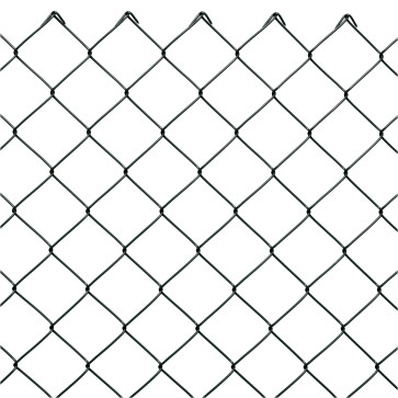 Maschendrahtzaun Komplettset, anthrazit, 1,00 m hoch, 15 m lang, EXTRA STABIL