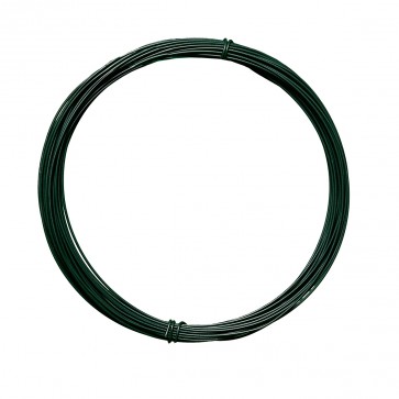 Bindedraht, grün, 2 mm Durchmesser, 100 m Rolle