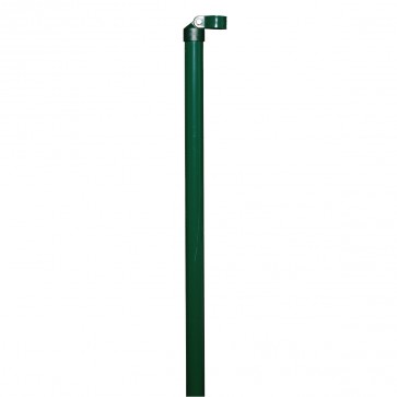 1 x Zaunstrebe, Länge 1,75 m, grün, für 38/40mm Pfosten, für Maschendrahtzaun-Höhe 1,25 m
