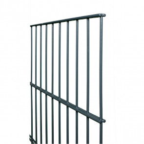 Stabmattenzaun Komplettset, anthrazit, 2,03 m hoch, 60 m lang