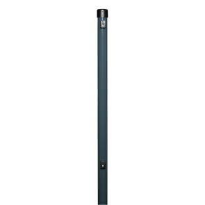 Maschendrahtzaun Komplettset, anthrazit, 1,25 m hoch, 140 m lang, EXTRA STABIL